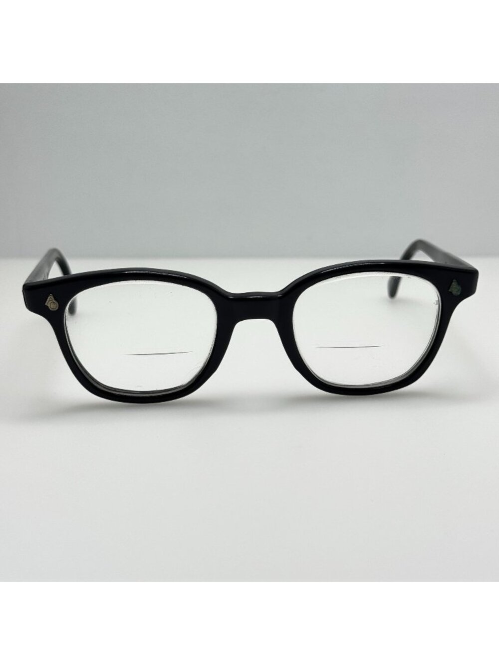 American Optical Flexi Fit Black Eyeglasses Eye Glasses Frames 6M 48